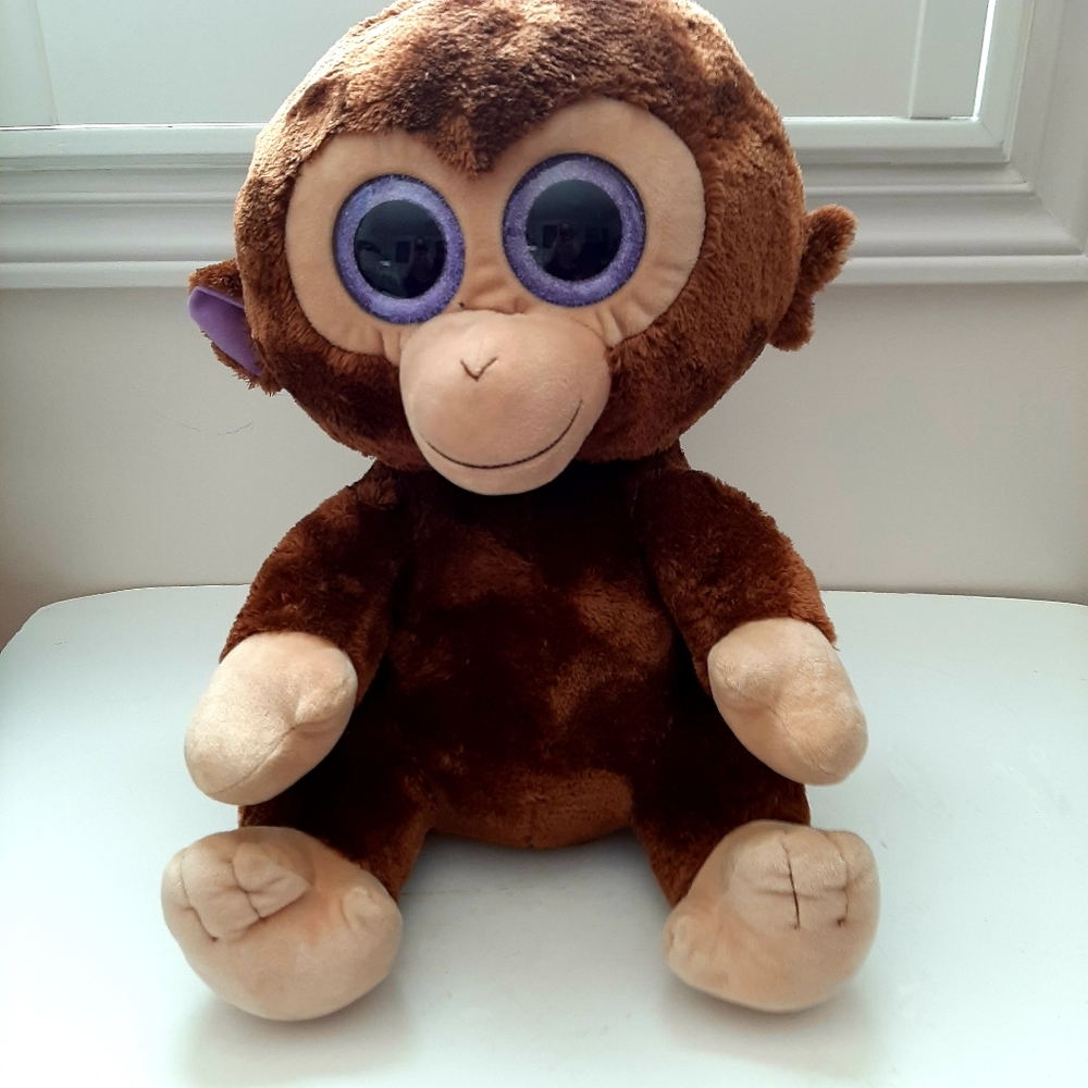 TY Coconut Beanie Monkey
